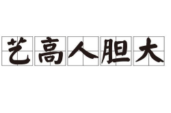 艺高人胆大的近义词,勇往直前